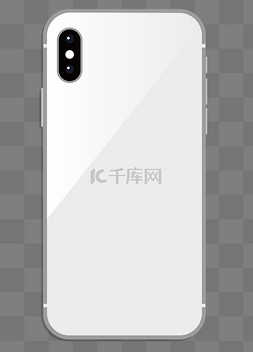 白色iphoneX后壳