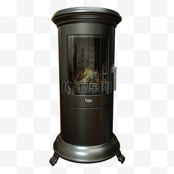 取暖器取暖图片_筒式铁暖炉