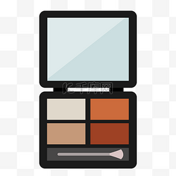 化妆品盒子图片_化妆品眼影盒矢量图