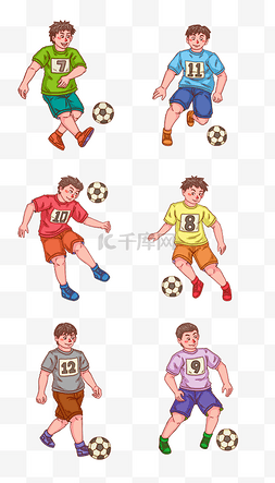 足球比赛logo图片_比赛青年人物足球比赛系列