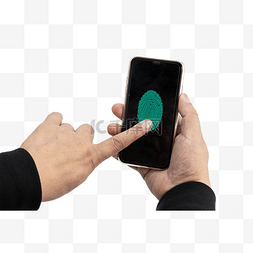 解锁手机图片_手机指纹锁