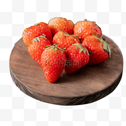 切半草莓图片_草莓水果