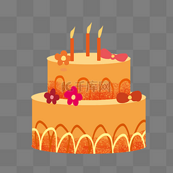 双层生日蛋糕图片_双层生日蛋糕美食