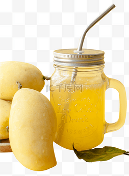 芒果汁冷饮图片_水果芒果饮品