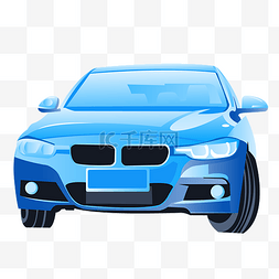 汽车低碳节能环保图片_蓝色汽车轿车
