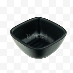 一个黑色小碗