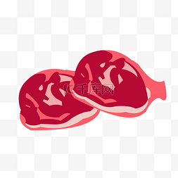 火锅涮菜调料图片_新鲜的猪肉块
