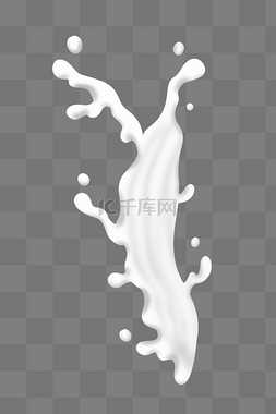 直线牛奶液体插图