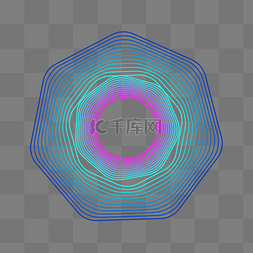 蓝紫渐变科技网格线条