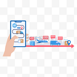 购物图图片_线上购物物联网矢量图