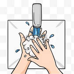 肥皂水洗手图片_防疫清洁洗手手势