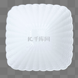 白色陶瓷碟