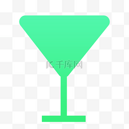 手机容器图片_绿色的杯子免抠图