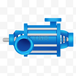 蓝色变压水泵
