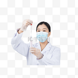 化学实验锥形瓶图片_手拿试管做实验的医生科学家真人