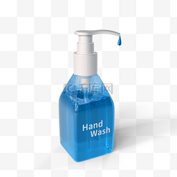 瓶子里的液体图片_洗手液包装3d元素