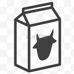 牛奶包装设计图片_卡通的牛奶包装