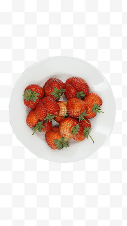 红色餐盘图片_白色餐盘草莓餐具
