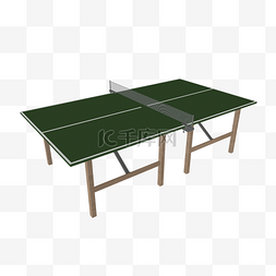 乒乓球桌平面图片_乒乓球桌