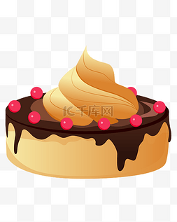 卡通蛋糕造型图片_矢量生日蛋糕设计