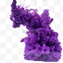 紫色喷墨墨迹