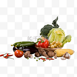蔬菜水果线描