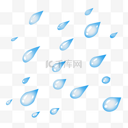 暴雨图片_飘落下的水滴