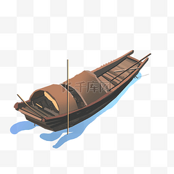 渔船图片_木质木船渔船