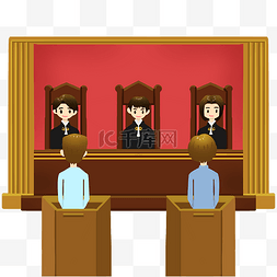 法院图片_法庭审判法官法律