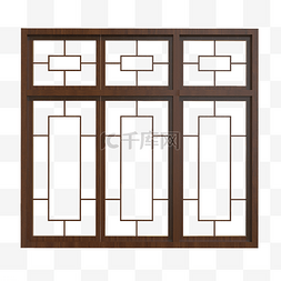实木纹理紫檀图片_实木中式的窗户