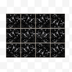 拼色图片_黑色大理石拼色美缝瓷砖地板