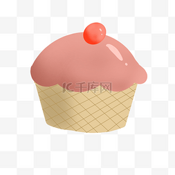 草莓优格冰沙图片_草莓味蛋糕甜点格纹
