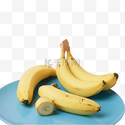 黄色的水果香蕉免抠图