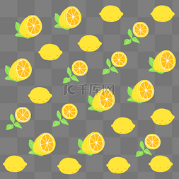 夏季清新柠檬插图