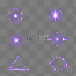 动感紫色音乐节光效装饰