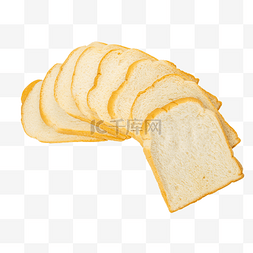 切片面包图片_刀切吐司面包