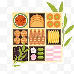 日本osechi ryori节日食物