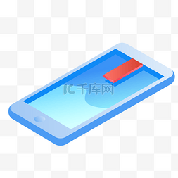 微信电子请帖图片_蓝色的智能手机图标