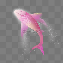 梦幻动物粉色鱼