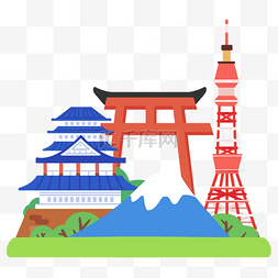 日本banner图片_地标建筑日本