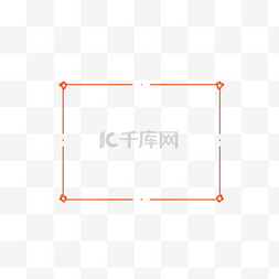 极简红色边框图片_极简红色边框