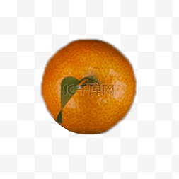 甘甜的水果图片_一个美味新鲜甘甜的橘子