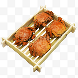 清蒸餐饮美食螃蟹大闸蟹