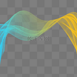 彩色流动曲线图片_抽象彩色流动线条