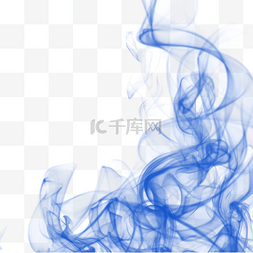 扩散的烟雾图片_水墨扩散蓝色烟雾效应