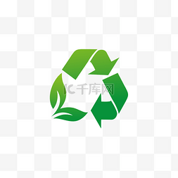 绿色能量图标图片_绿色循环环保图标