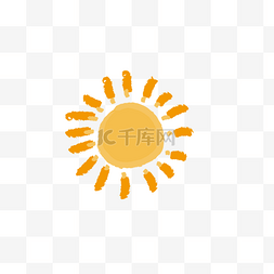 黄色小太阳图片_黄色小太阳