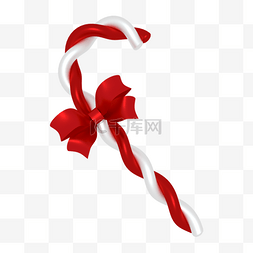 3d圣诞装饰手杖糖