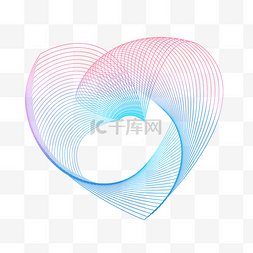 分层波浪图片_网状波浪线条