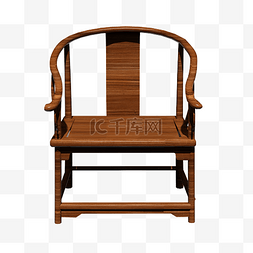 中式家具古老的太师椅